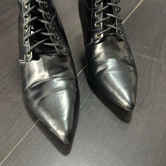 MANGO ANKLE LACE UP BOOTS - Picture 8 of 12